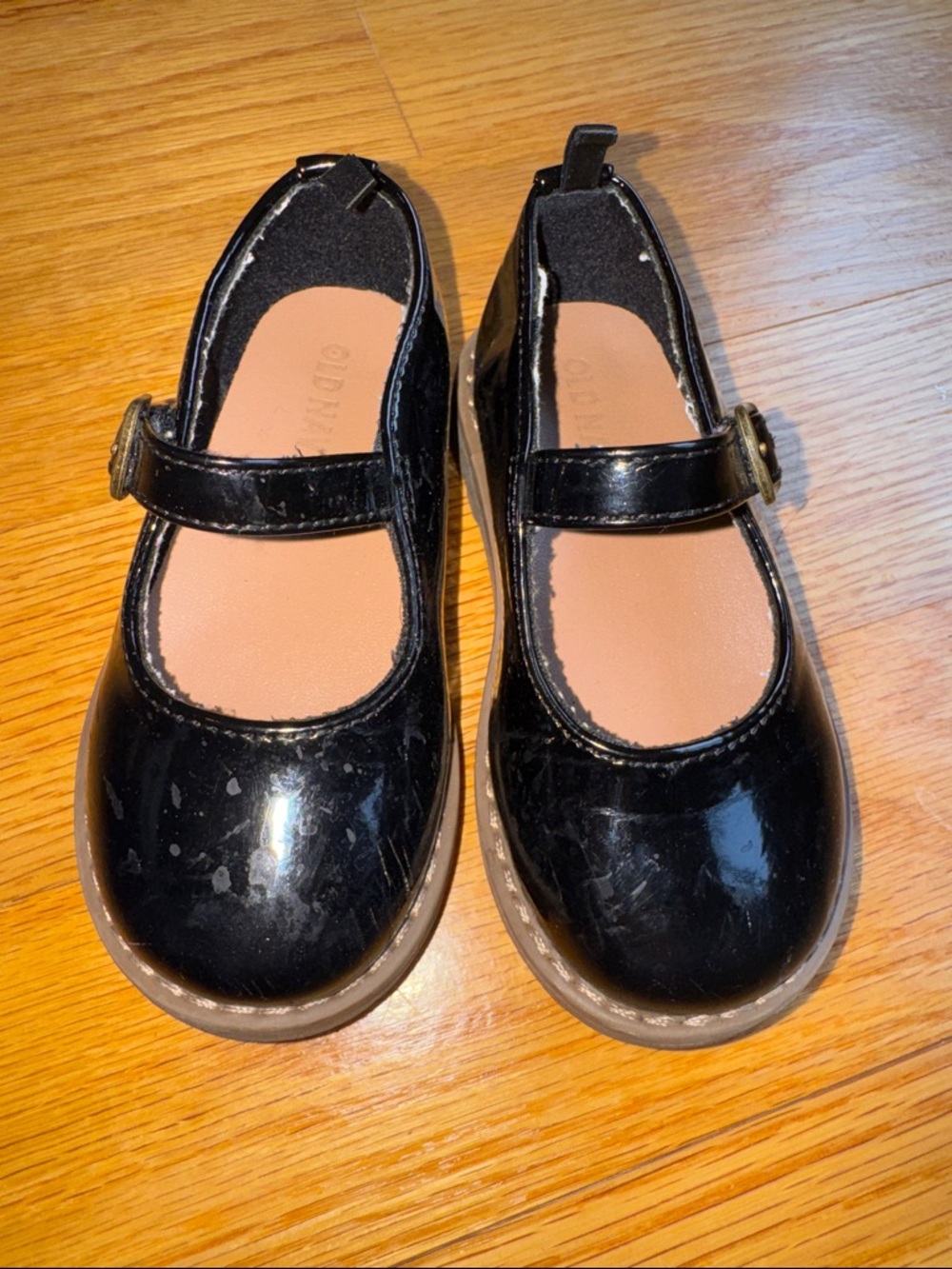 Old Navy Black Patent Mary Jane Kids Shoes
